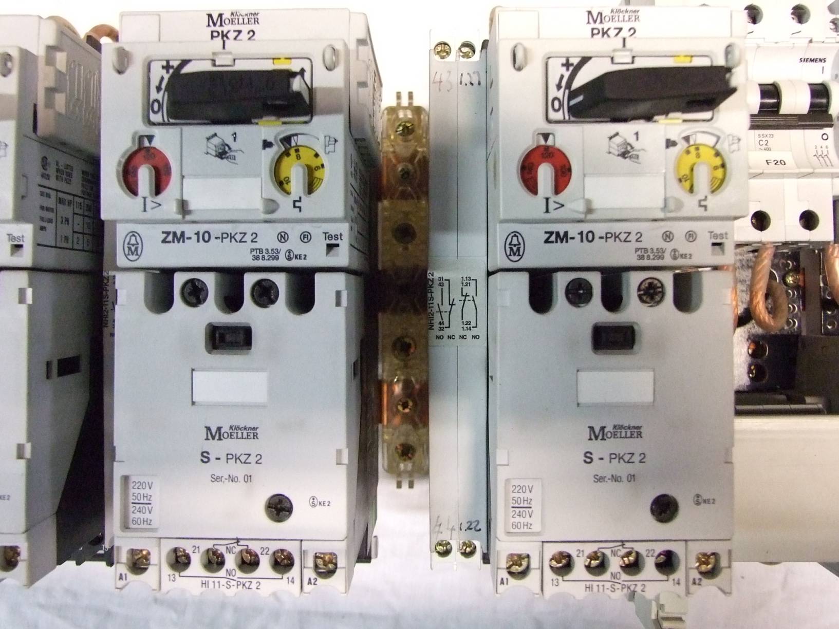 Motor protection switch PKZ 2.5-4.0 Amp., 380V - 34
